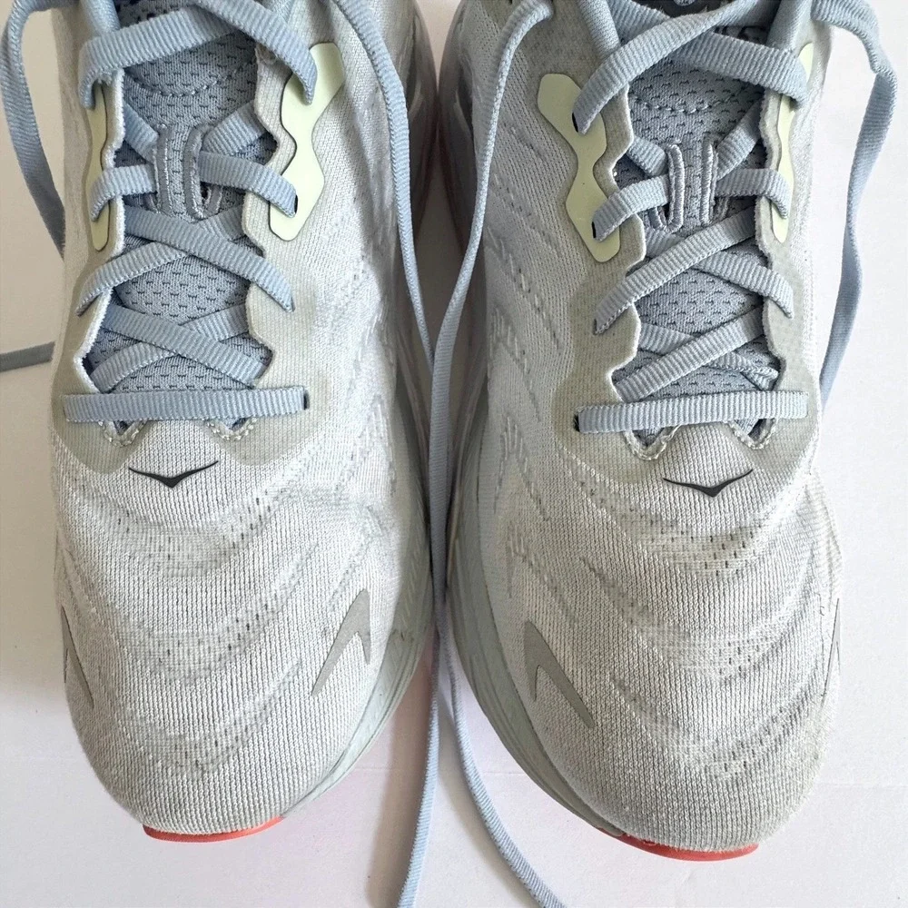 HOKA ONE ONE Arahi 6 Running Shoes Wide Gray/White/Orange Men's Size 12